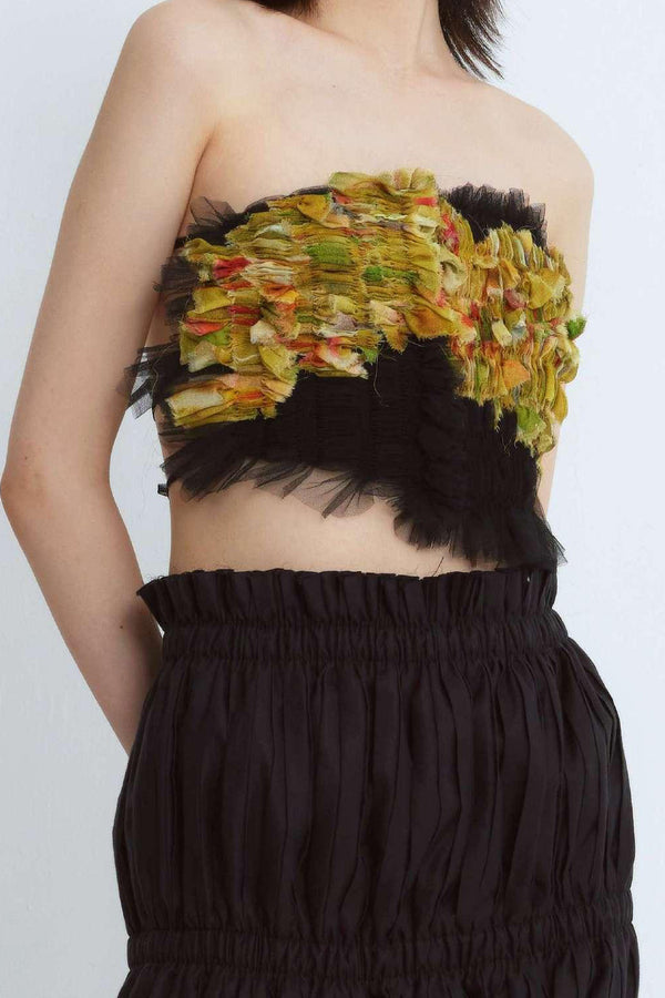 Caroline hu printing handmade smoke bra CHRS23T06PRT printing